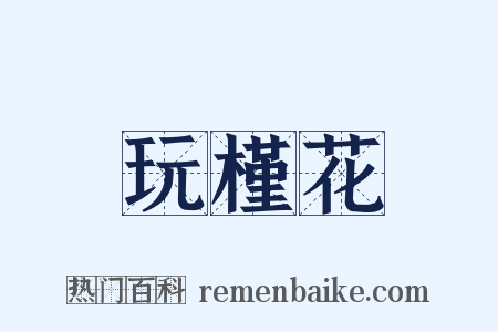 玩槿花是什么意思的图片